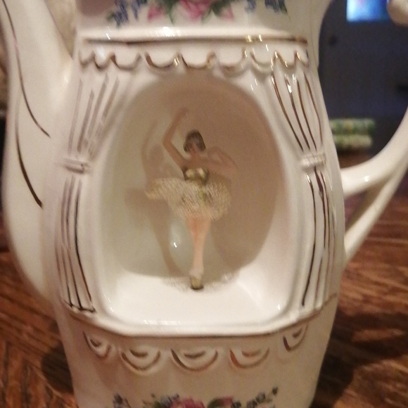 Antique teapot music box - Picture 2 of 2